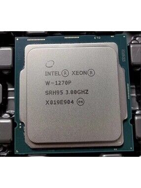 Intel Xeon W-1270P LGA-1200 CPU Processor SRH95 3.80GHz 8-Core 16-Threads 16MB